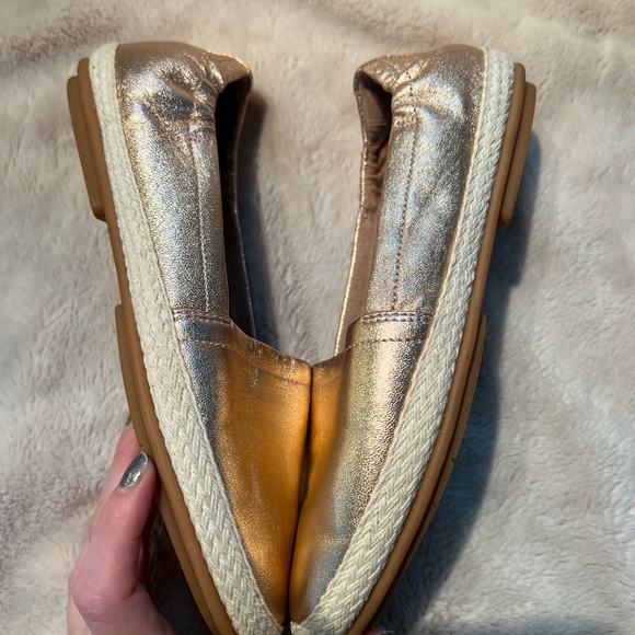 Rose Gold FitFlop espadrilles size 6 - Picture 4 of 5